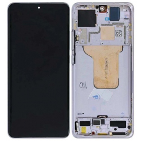 Xiaomi 12 5G / 12X / 12S displej (purpurinis) (s rámem) (originál)