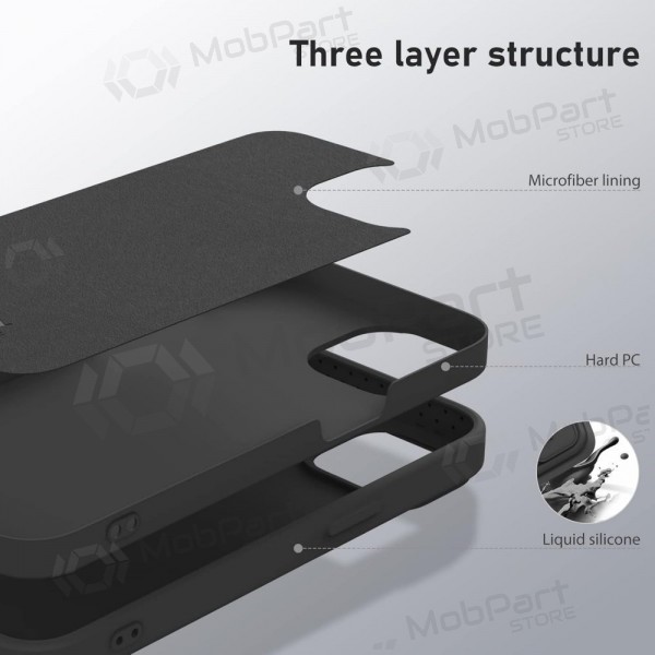 Obal Apple iPhone 14 „Nillkin Silicone“ (černý)