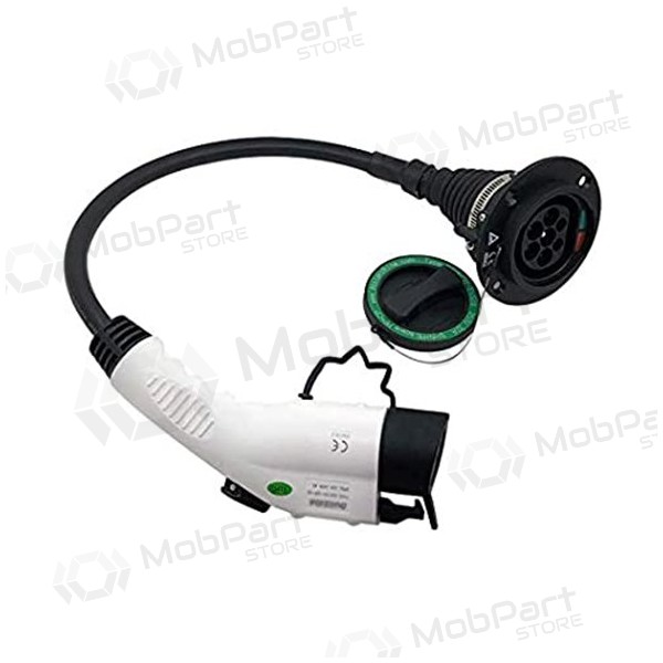 Elektromobilio adaptér Duosida, Type 1 (Female) - Type 2 (Male)