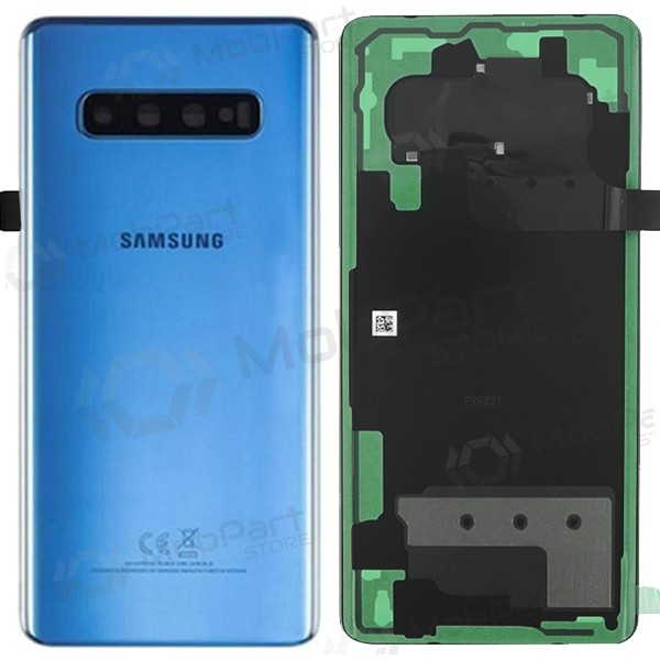Samsung G975 Galaxy S10 Plus zadní kryt baterie modrý (Prism Blue) (použitý grade C, originál)