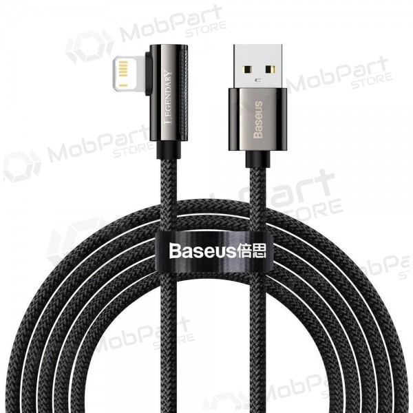 USB kabel Baseus Legend Lightning 2.4A 2.0m (černá) CALCS-A01