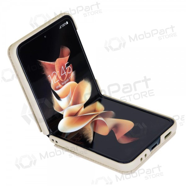 Obal Samsung Galaxy Z Flip4 - Nillkin Leather (zlatý)