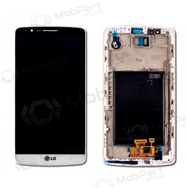 LG D855 Optimus G3 displej (s rámem) (bílý)