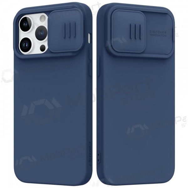 Obal Apple iPhone 14 „Nillkin Silicone“ (tmavě modrý)