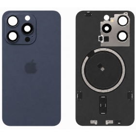 Apple iPhone 15 Pro zadní kryt (modrý) (Premium)
