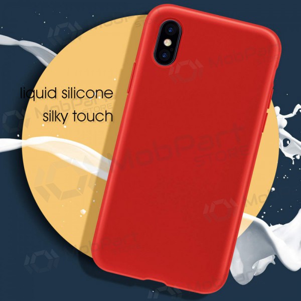 Obal pro Apple iPhone 11 Pro - Liquid Silicone 2.0mm (červený)