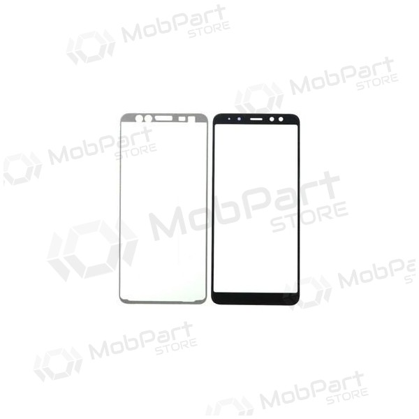 Samsung A530 Galaxy A8 2018 Sklo obrazovky (černá) (for screen refurbishing)