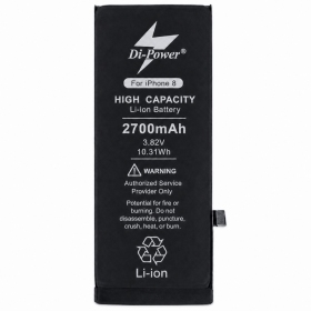 Baterie Apple iPhone 8, akumulátor Di-Power 2700 mAh (zvýšená kapacita)