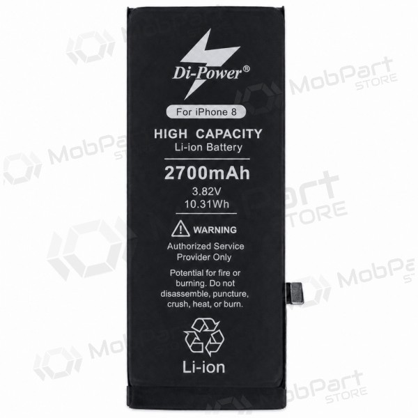 Baterie Apple iPhone 8, akumulátor Di-Power 2700 mAh (zvýšená kapacita)