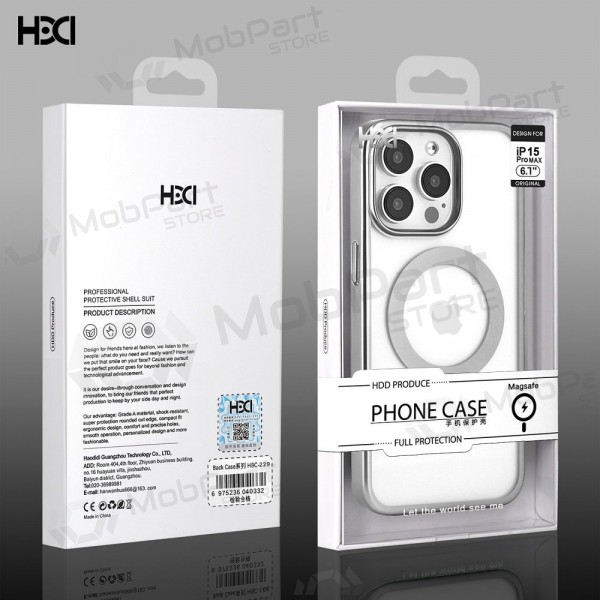 Pouzdro / kryt HDD Electro MagSafe Case Samsung S911 S23 5G šedá