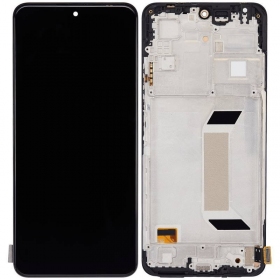 Displej Xiaomi Redmi Note 12 5G, Poco X5 5G (černý) (s rámečkem) (OLED)