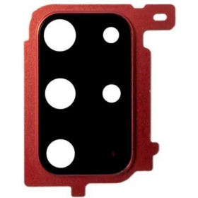 Samsung Galaxy S20+ sklo kamery (červené)