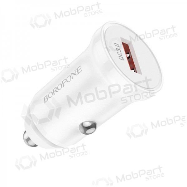 Nabíječka automobilinis Borofone BZ18 Quick Charge 3.0 18W (bílý)