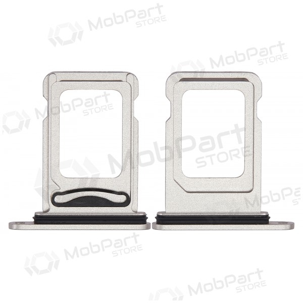 Držák SIM karty Apple iPhone 14, 14 Plus, Dual SIM (bílý)