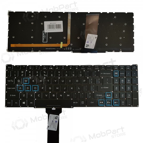 ACER PH315-52, PH317-53, PH317-53-7777 klávesnice (US) (s osvětlením)