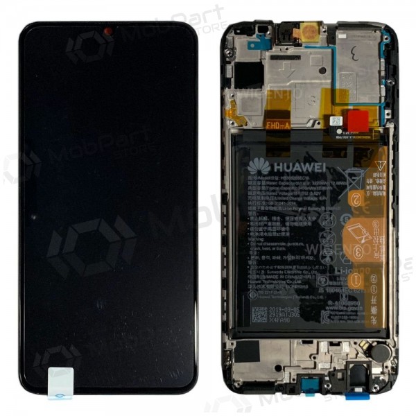 Huawei P Smart 2019 / P Smart Plus 2019 displej (černý) (s rámečkem a baterií) (servisní balení) (originální)