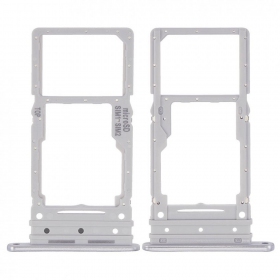 Samsung A346 Galaxy A34 5G 2023 SIM držák karty (stříbrný) (service pack) (originál)