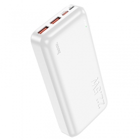 Externí baterie Power Bank Hoco J101A PD 20W+Quick Charge 3.0 22.5W 20000mAh bílý