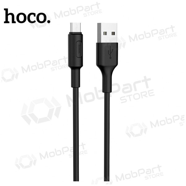 USB kabel Hoco X25 microUSB 1.0m (černá)