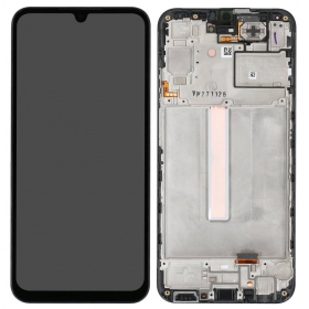 Samsung Galaxy A25 displej (černá) (s rámem) (OLED)