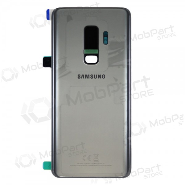 Samsung G965F Galaxy S9 Plus zadní kryt baterie šedá (Titanium Gray) (použitý grade C, originál)