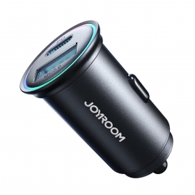 Nabíječka automobilinis Joyroom JR-CCN04 USB-C/USB-A 60W černá