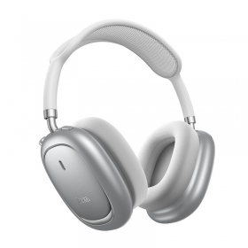 Bezdrátová sluchátka s mikrofonem Hoco W68 ANC Bluetooth stříbrná