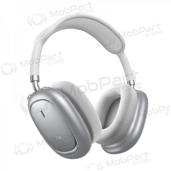 Bezdrátová sluchátka s mikrofonem Hoco W68 ANC Bluetooth stříbrná