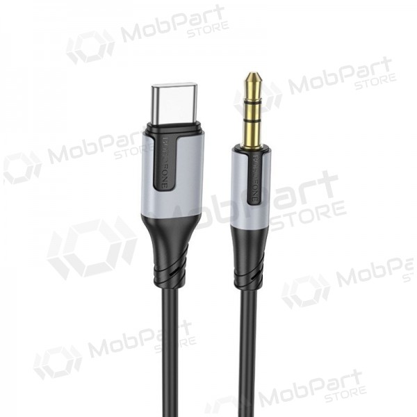 Audio kabel Borofone BL19 USB-C na 3.5 mm černý