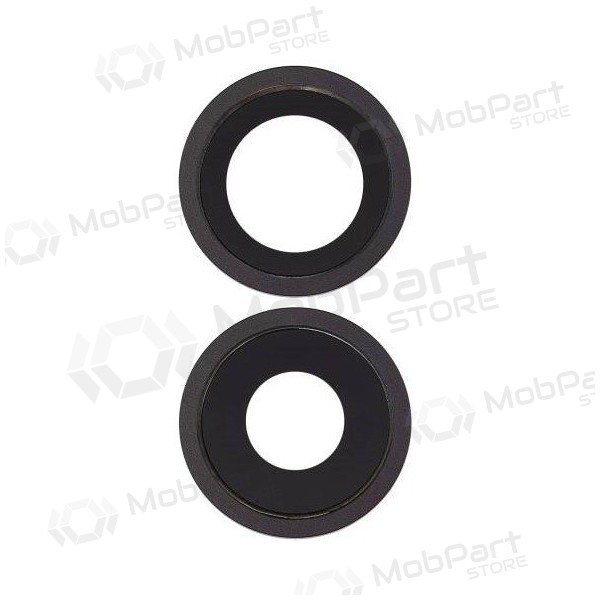 Apple iPhone 11 sklo kamery (2ks) (černá) (s rámem)