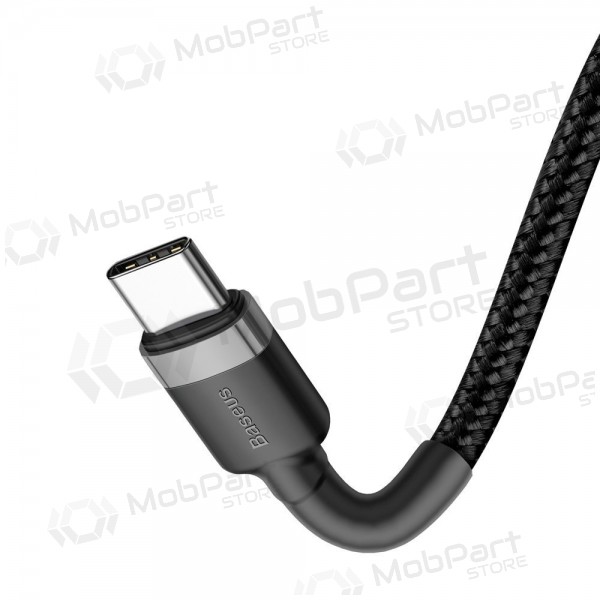 USB kabel Baseus Cafule PD60W Type-C 2.0m šedá-černá CATKLF-HG1