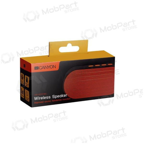 Bluetooth přenosný horní reproduktor CANYON CNE-CBTSP3BO (MicroSD, AUX, BT V4.2, 300mAh)