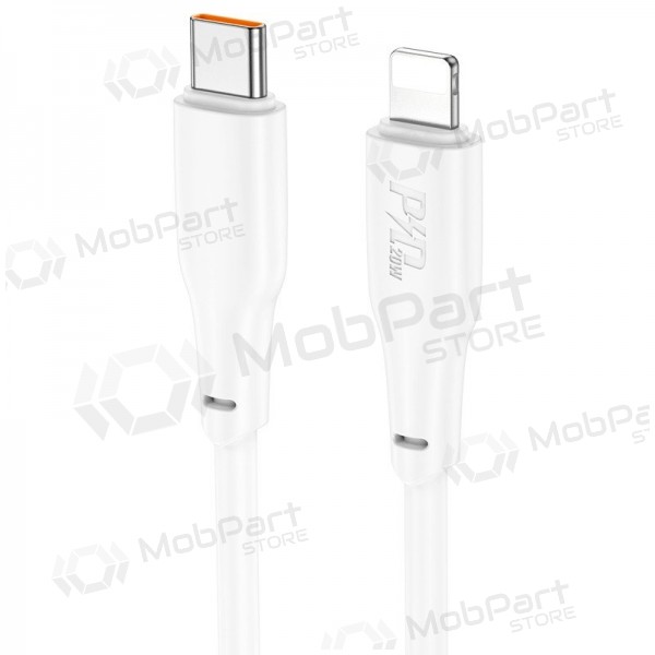 Lightning kabel Hoco X93 USB-C na Lightning 2 m PD 20 W bílý