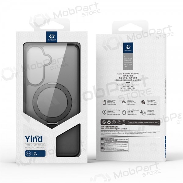 Samsung Galaxy S26+ obal - Dux Ducis Yind Magnetic Stand (černý)