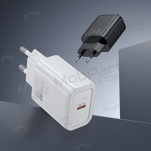 Nabíječka telefonu Hoco N60 20 W GaN USB-C černá