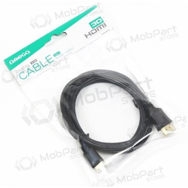 OMEGA HDMI-miniHDMI kabel (v.1.4 4K) 1,8M (černá)