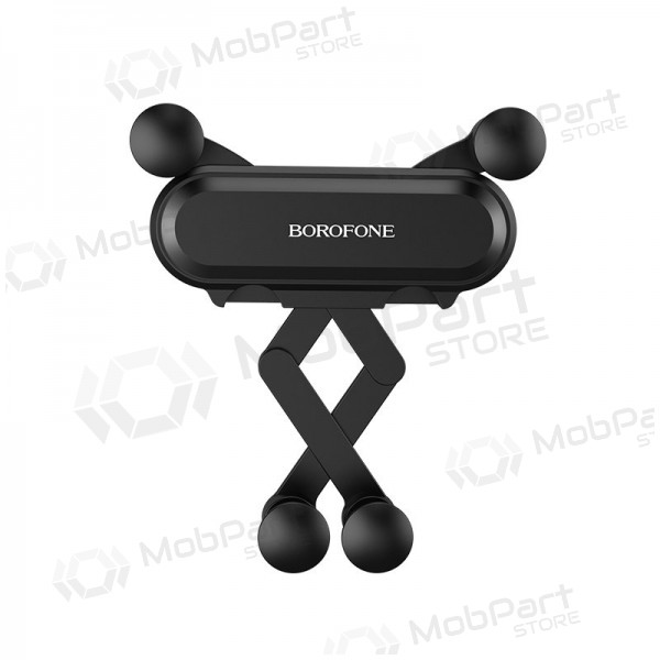 Automobilinis Univerzální telefono laikiklis Borofone BH19 mounted on ventilation grilles, černá