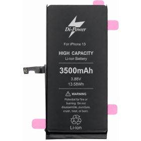Baterie Apple iPhone 15, akumulátor Di-Power 3500 mAh (zvýšená kapacita)