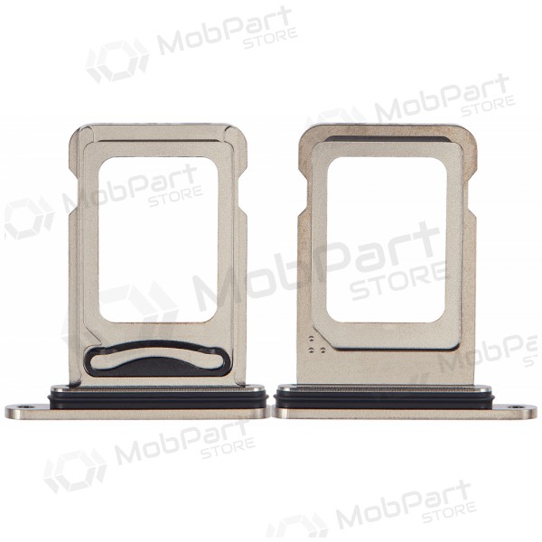 - Apple iPhone 15 Pro, 15 Pro Max (Duální) držák SIM karty (Natural Titanium)