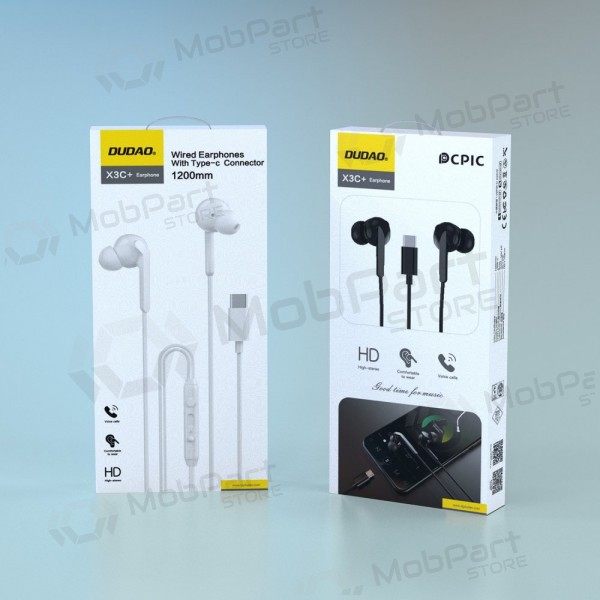 USB-C sluchátka Dudao X3C+ černá