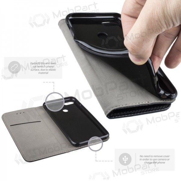 Obal pro LG K40S - Smart Magnet (černý)