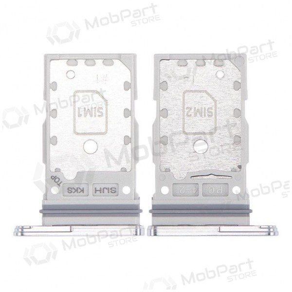 Samsung Galaxy S22 Ultra Dual SIM držák karty (bílý) (originál)