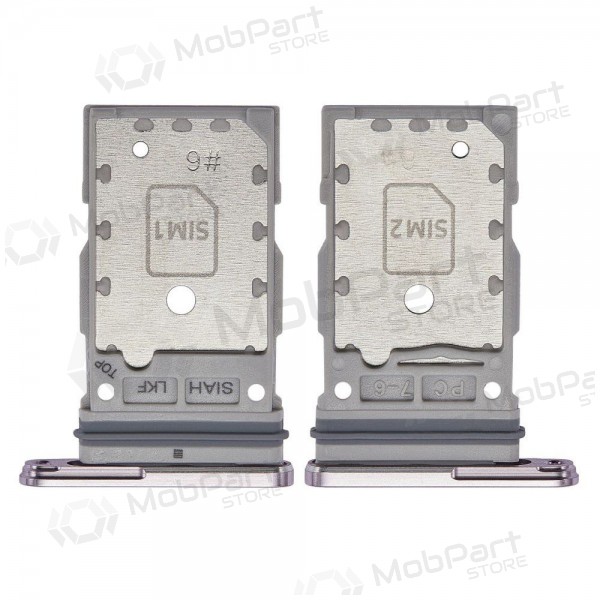 Samsung S918 Galaxy S23 Ultra Dual SIM držák karty (levandos) (service pack) (originál)