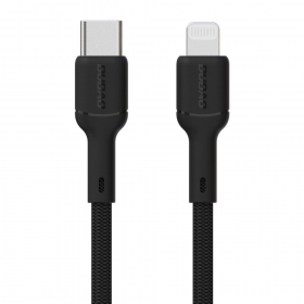 Lightning kabel Dudao L9X USB-C na Lightning 1 m 30 W černý