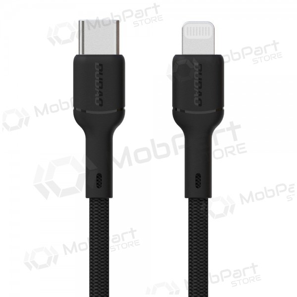 Lightning kabel Dudao L9X USB-C na Lightning 1 m 30 W černý