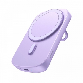 Externí baterie Power Bank Joyroom JR-W030 20W Magnetic Wireless 6000mAh violetinė