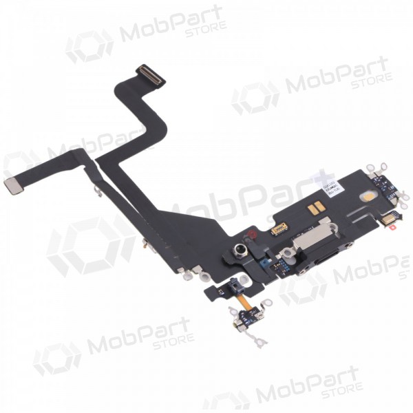 Konektor nabíjecího portu a mikrofonu pro Apple iPhone 13 Pro (černý)