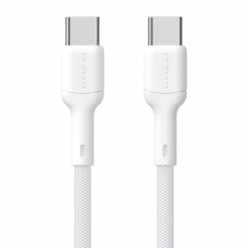 USB-C kabel Dudao L9C USB-C na USB-C 1 m 65 W bílý