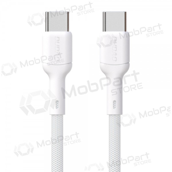 USB-C kabel Dudao L9C USB-C na USB-C 1 m 65 W bílý