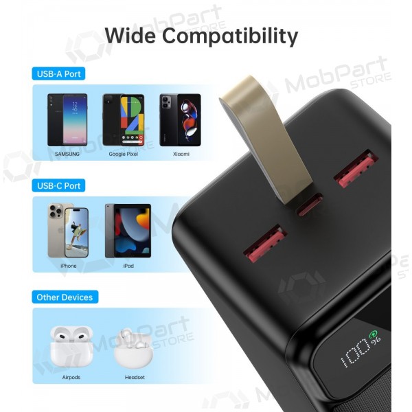 Externí baterie Power Bank Choetech B732 22.5W 50000mAh černá